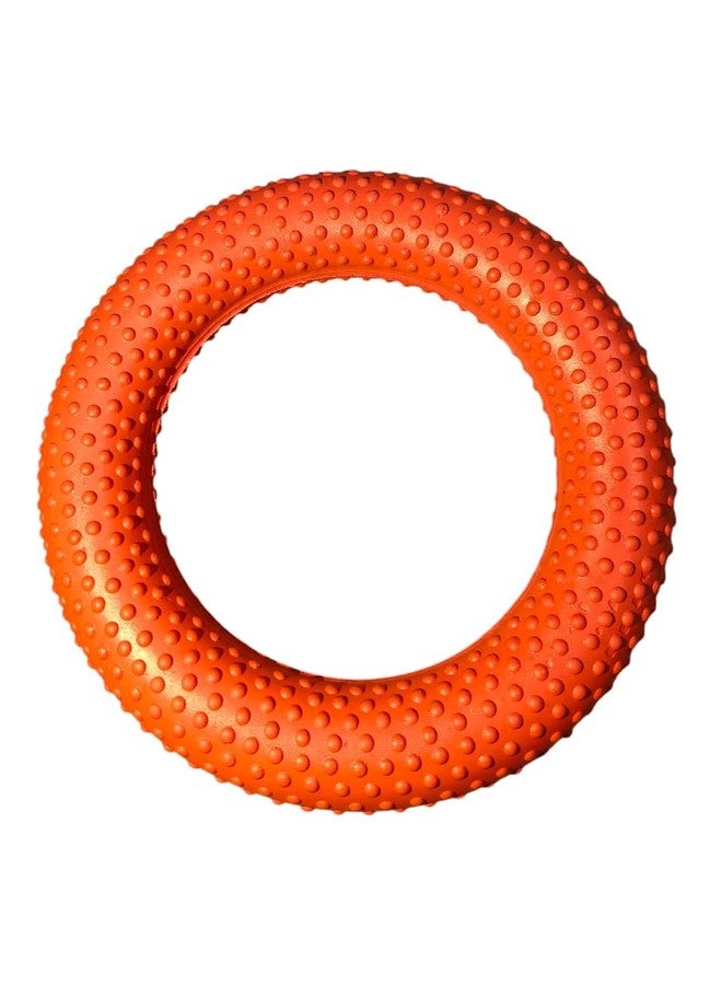 AARMAX Rubber Dotted Tennikoit Ring 6 Inches Diameter Orange Color, Kids Playing, Tennis Ring, Rubber Frisbee Ring (Pack of 1) (Pack of 1) - Image 1